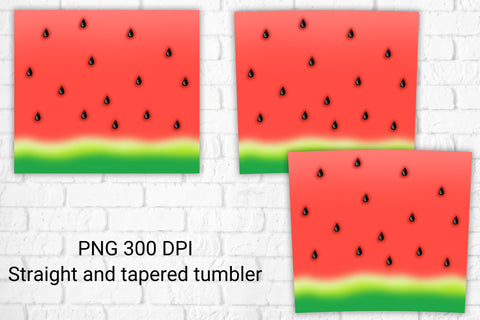Watermelon tumbler design | Summer tumbler design Sublimation Svetana Studio 