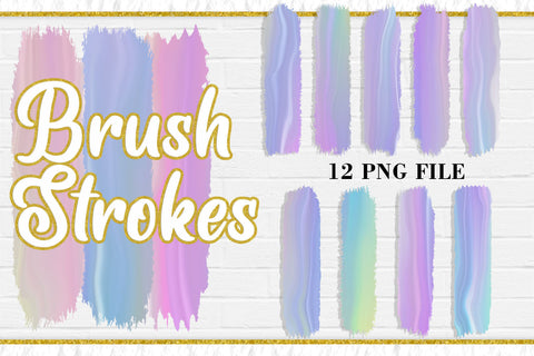 Wave Brush Strokes, PNG Sublimation Design Sublimation artnoy 
