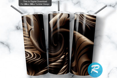 Wave Jacquard 20 oz / 30 oz Tumbler PNG Sublimation Regulrcrative 
