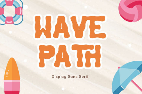 Wave Path - Display Sans Serif Font Attype studio 