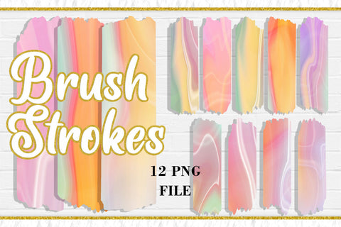 Wave pearl color Brush Strokes, PNG Sublimation Design Sublimation artnoy 