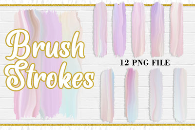 Wave Pink Color Brush Strokes, PNG Sublimation Design Sublimation artnoy 