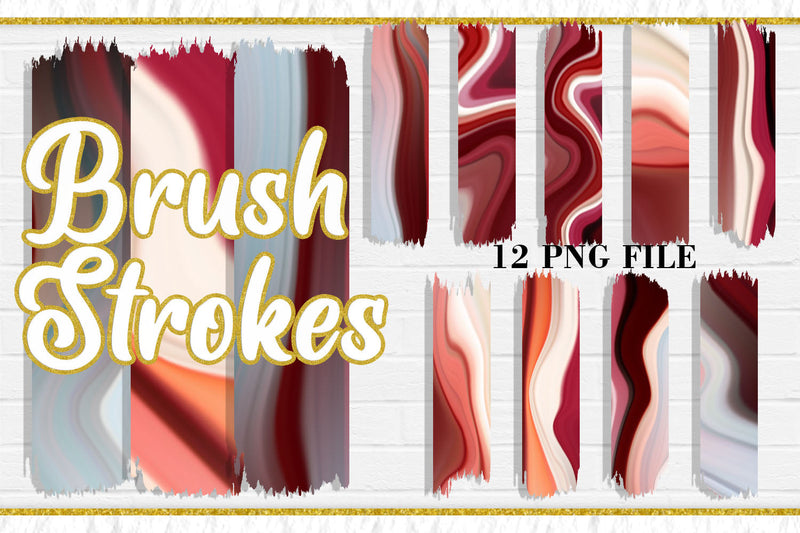 Wave Texture Brush Strokes, PNG Sublimation Design Sublimation artnoy 
