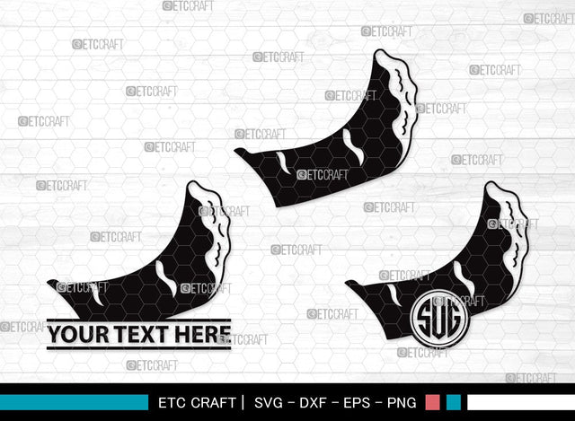 Waves Monogram SVG | Wave Svg | Ocean Waves Svg | Ocean Svg | Sea Waves Svg | Waves Clipart SVG ETC Craft 