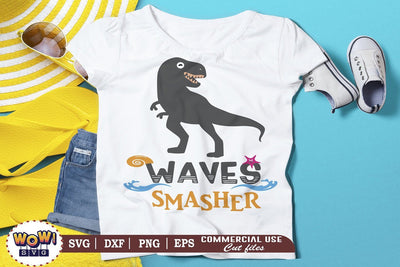 Waves smasher svg, Summer svg, Beach svg, Png, Dxf SVG Wowsvgstudio 