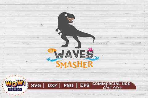 Waves smasher svg, Summer svg, Beach svg, Png, Dxf SVG Wowsvgstudio 