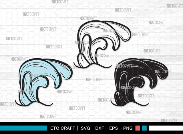 Waves SVG | Wave Svg | Ocean Waves Svg | Ocean Svg | Sea Waves Svg | Waves Clipart SVG ETC Craft 