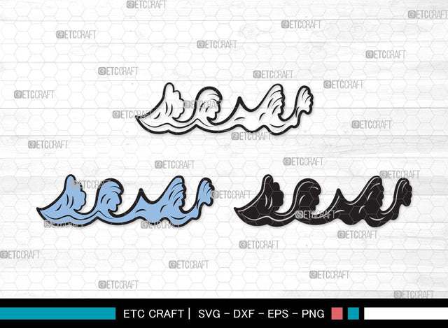 Waves SVG | Wave Svg | Ocean Waves Svg | Ocean Svg | Sea Waves Svg | Waves Clipart SVG ETC Craft 