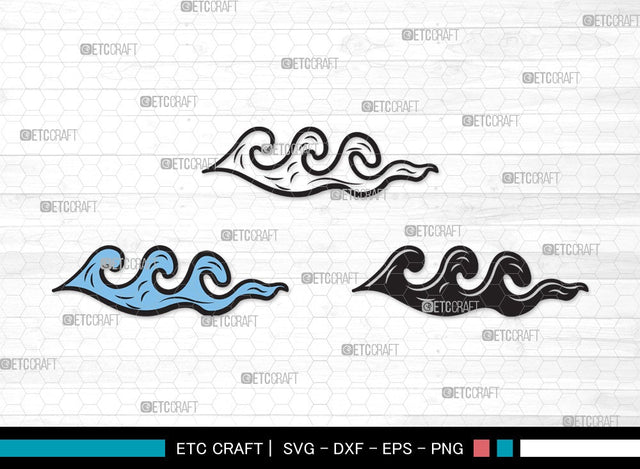 Waves SVG | Wave Svg | Ocean Waves Svg | Ocean Svg | Sea Waves Svg | Waves Clipart SVG ETC Craft 