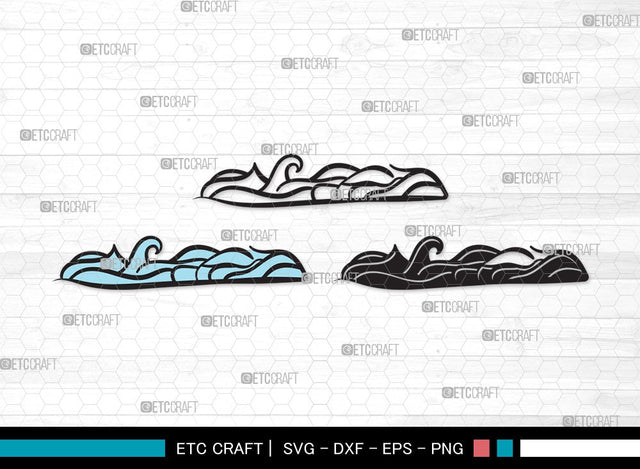 Waves SVG | Wave Svg | Ocean Waves Svg | Ocean Svg | Sea Waves Svg | Waves Clipart SVG ETC Craft 