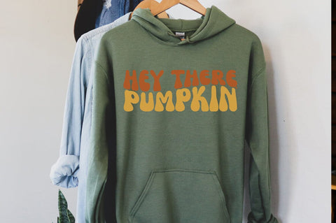 Wavy Fall SVG - Hey There, Pumpkin PNG SVG Pickled Thistle Creative 