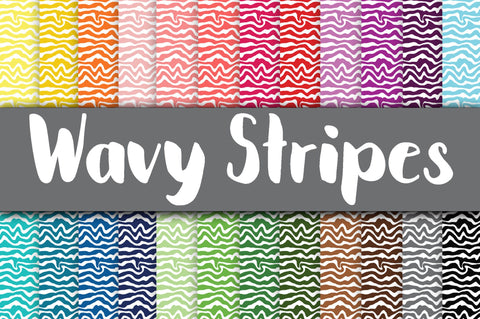Wavy Stripes Digital Paper Sublimation Old Market 