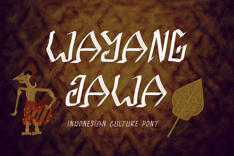 Wayang Jawa Font Prasetya Letter 