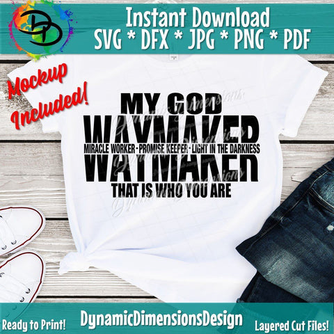 Waymaker SVG DynamicDimensionsDesign 
