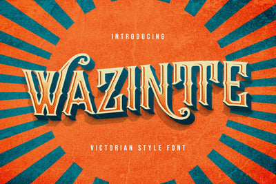 Wazintte - Victorian Decorative Font Font StringLabs 
