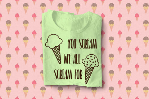 We all Scream for Ice Cream SVG Designed by Geeks 