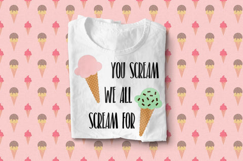 We all Scream for Ice Cream SVG Designed by Geeks 