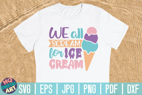 We all scream for Ice Cream SVG | Ice Cream SVG SVG HQDigitalArt 