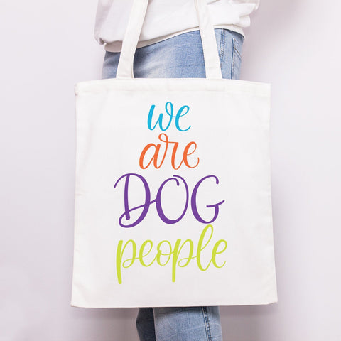 We Are Dog People Hand Lettered Cut File SVG Cursive by Camille 