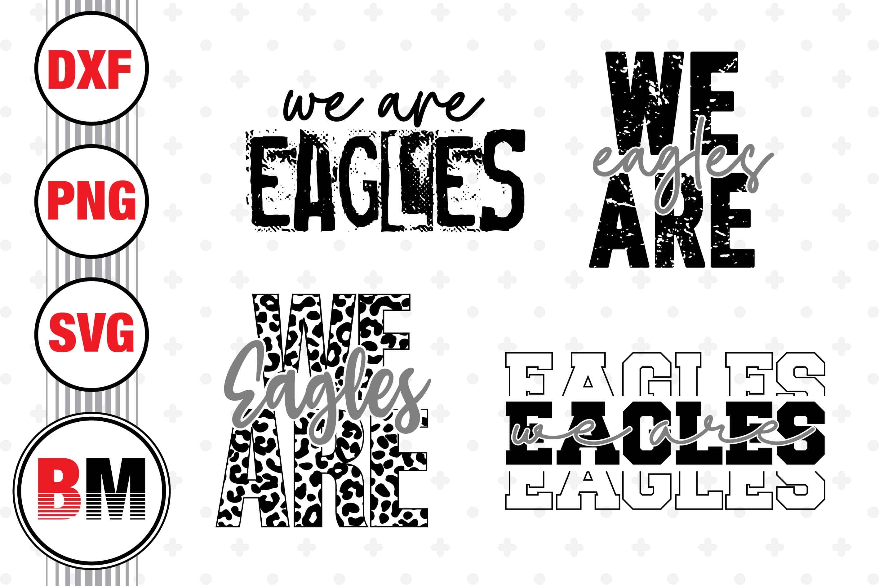 Eagles Pride Round Vintage SVG DXF JPG PNG EPS