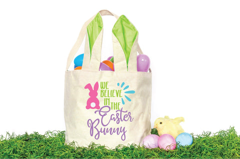 We Believe in the Easter Bunny SVG Cut File SVG Old Market 