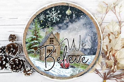 We Believe Round Sublimation Sublimation Jagonath Roy 