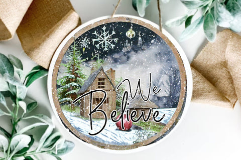 We Believe Round Sublimation Sublimation Jagonath Roy 