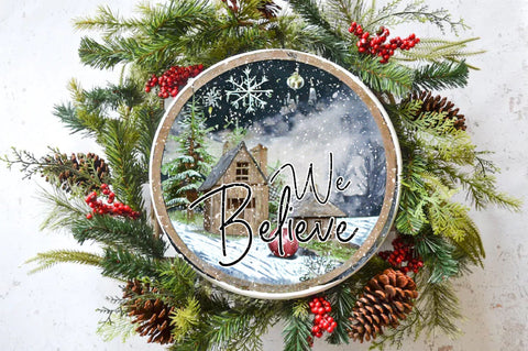 We Believe Round Sublimation Sublimation Jagonath Roy 