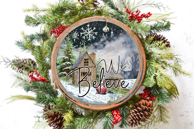 We Believe Round Sublimation Sublimation Jagonath Roy 