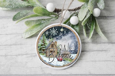 We Believe Round Sublimation Sublimation Jagonath Roy 