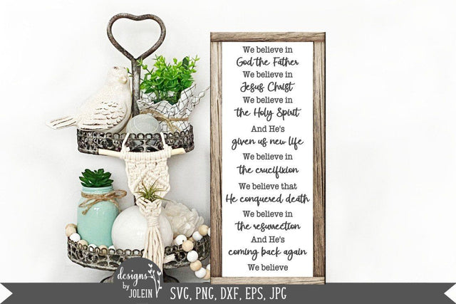 We believe svg, Christian SVG SVG Designs by Jolein 
