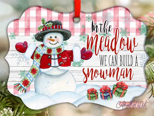 We Can Build A Snowman Ornament PNG, Benelux Christmas Ornament, PNG Instant Download, Xmas Ornament Sublimation Designs Downloads Sublimation CaldwellArt 