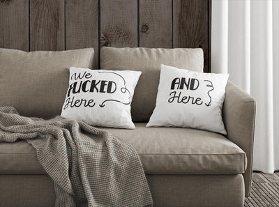 We Fucked Here And Here Adult Funny SVG Design Set | So Fontsy SVG Crafting After Dark 