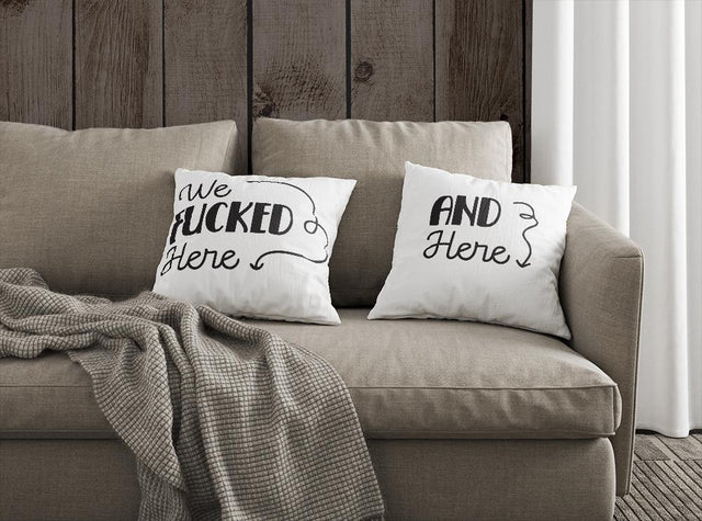 We Fucked Here And Here Adult Funny SVG Design Set | So Fontsy SVG Crafting After Dark 