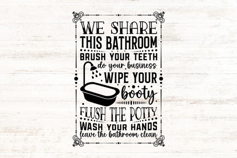 We share this bathroom brush your teeth do your SVG SVG Regulrcrative 