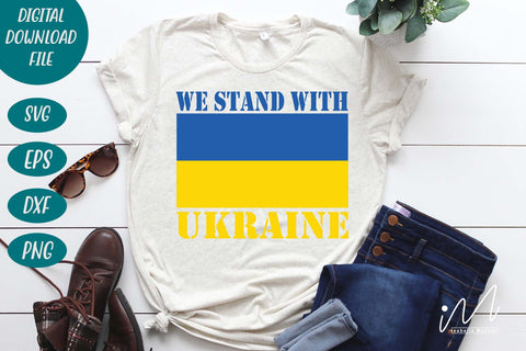 we stand with Ukraine svg, Ukraine flag svg SVG Isabella Machell 