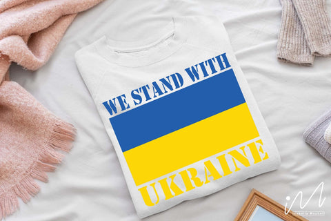 we stand with Ukraine svg, Ukraine flag svg SVG Isabella Machell 
