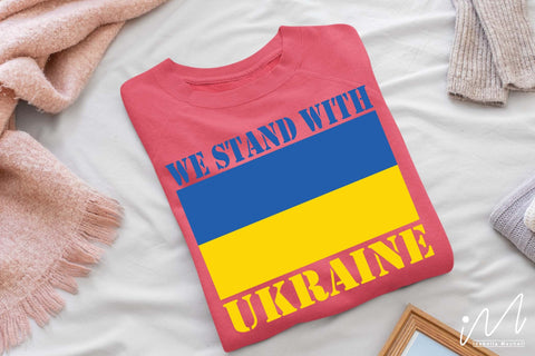 we stand with Ukraine svg, Ukraine flag svg SVG Isabella Machell 
