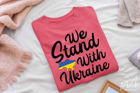we stand with Ukraine svg, Ukraine svg, Ukraine t shirt svg SVG Isabella Machell 