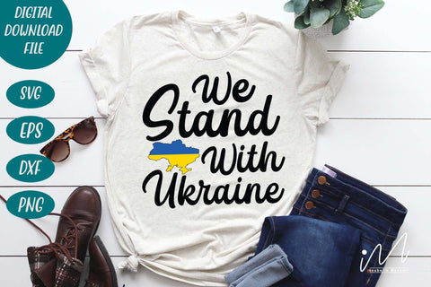 we stand with Ukraine svg, Ukraine svg, Ukraine t shirt svg SVG Isabella Machell 
