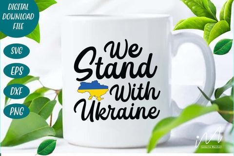 we stand with Ukraine svg, Ukraine svg, Ukraine t shirt svg SVG Isabella Machell 