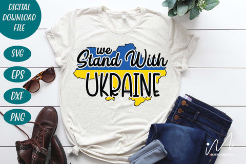 we stand with Ukraine svg, Ukraine svg, Ukraine t shirt svg, SVG Isabella Machell 