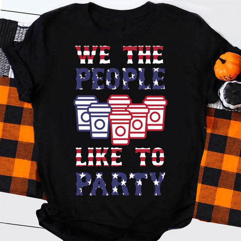 We The People Like To Party svg, American Flag svg, 4th of July svg, USA 4th of july svg, USA Flag svg, Beer Pong svg SVG DiamondDesign 