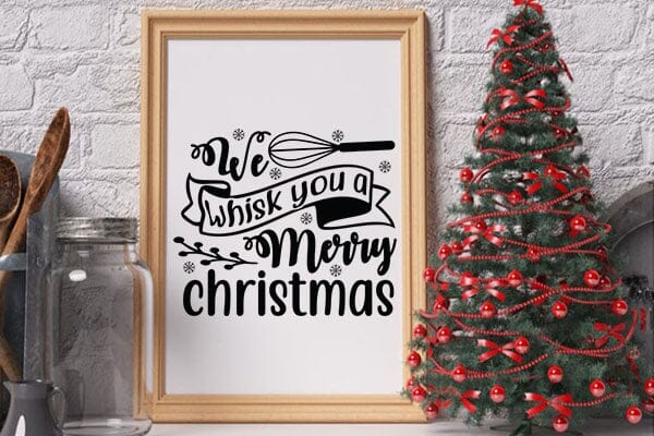 We whisk you a merry christmas SVG Angelina750 