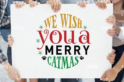 we wish you a merry catmas SVG Angelina750 