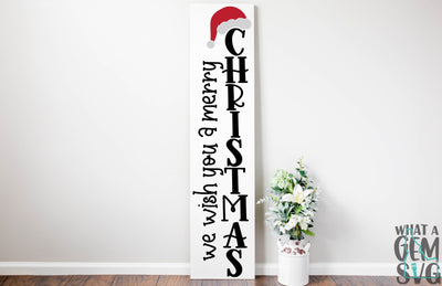 We wish you a Merry Christmas Porch Sign SVG | Merry Christmas SVG | Christmas SVG | Holiday svg | Christmas Sign svg | Winter Porch Sign SVG What A Gem SVG 