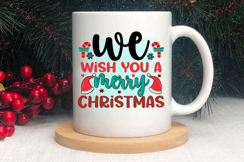 We wish you a merry christmas Sublimation PNG, Sublimation Christmas Design Sublimation Regulrcrative 