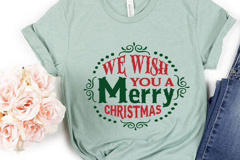We wish you a merry christmas SVG Angelina750 
