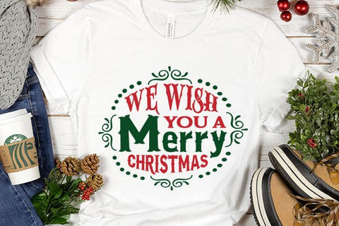 We wish you a merry christmas SVG Angelina750 