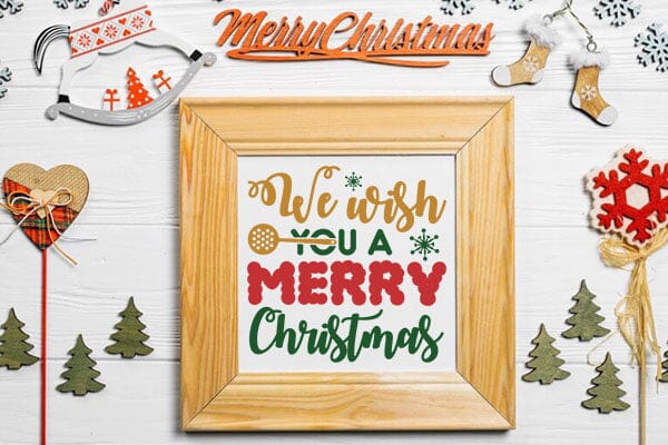 We wish you a merry christmas SVG Angelina750 